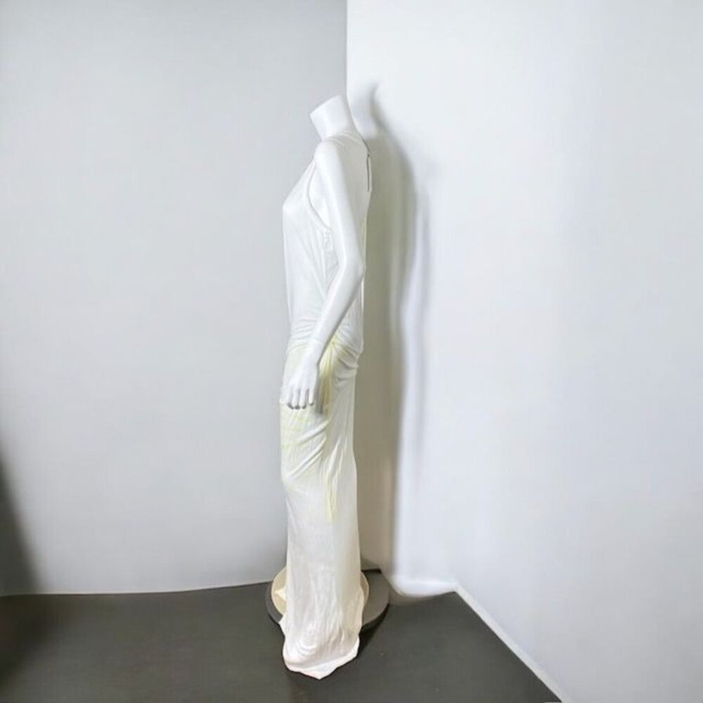 Young Fabulous & Broke Maxi Dress White Yellow, Size Large - Picture 11 of 13